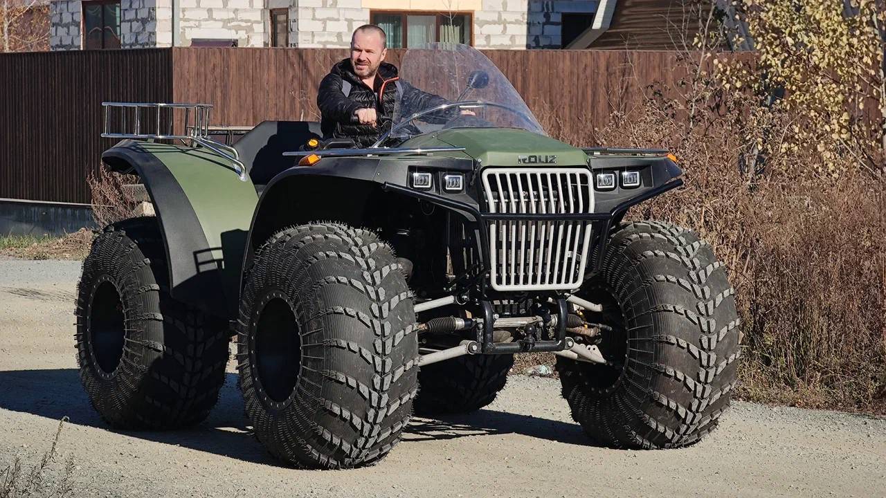 как собрать квадроцикл в гараже? Плавающий квадроцикл 2.1 смотреть онлайн