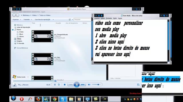 video aula como personalizar media play (windows 7).mp4 смотреть онлайн