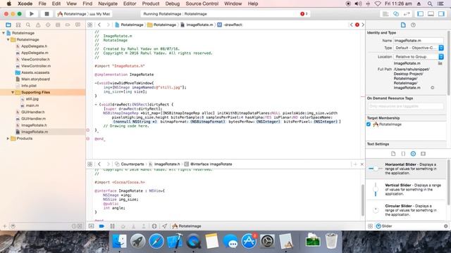 Rotate Image using Objective C and Cocoa Framework смотреть онлайн