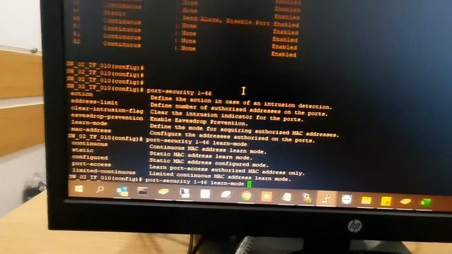 HP Aruba switch port security #Port security #Hp aruba switch configuration #port #security смотреть онлайн