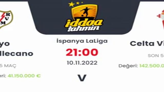 Rayo Vallecano Celta Vigo İddaa Tahminleri 10 Kasım 2022 #iddaa смотреть онлайн