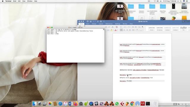 How To Hide And Unhide Desktop Icons On A Mac OSX Operating System смотреть онлайн