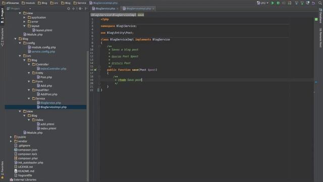 Adding Service Layer in Zend Framework 2 смотреть онлайн