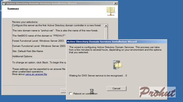 How to install Windows Server 2008 Active Directory: Domain Controller Promotion смотреть онлайн