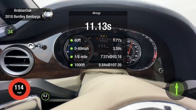 2018 Bentley Bentayga W12 full performance. 0-60, 1/4, 60-130, 150 смотреть онлайн