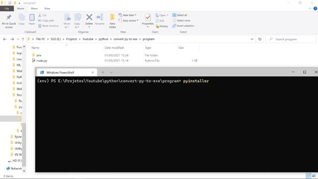 🐍 CONVERTER PYTRHON PARA EXECUTÁVEL WINDOWS 🐍 смотреть онлайн
