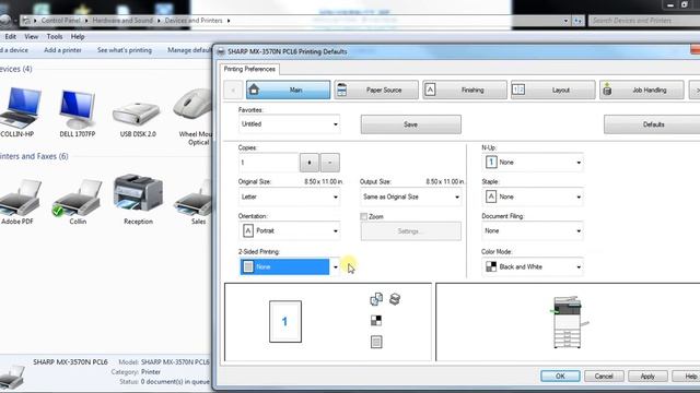 How To Configure Sharp Print Driver with Options and Default Settings смотреть онлайн