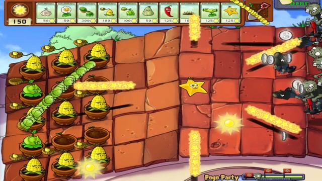 Best strategy Plants vs Zombies | Consuming the Life force of the Starfruit vs Cabbage vs Puzzle смотреть онлайн