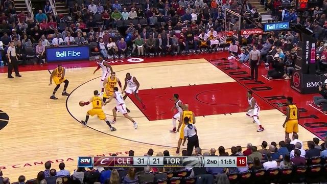 Timofey Mozgov vs Raptors. 26.02.2016 смотреть онлайн