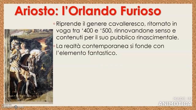 LETTERATURA ITALIANA: LUDOVICO ARIOSTO смотреть онлайн