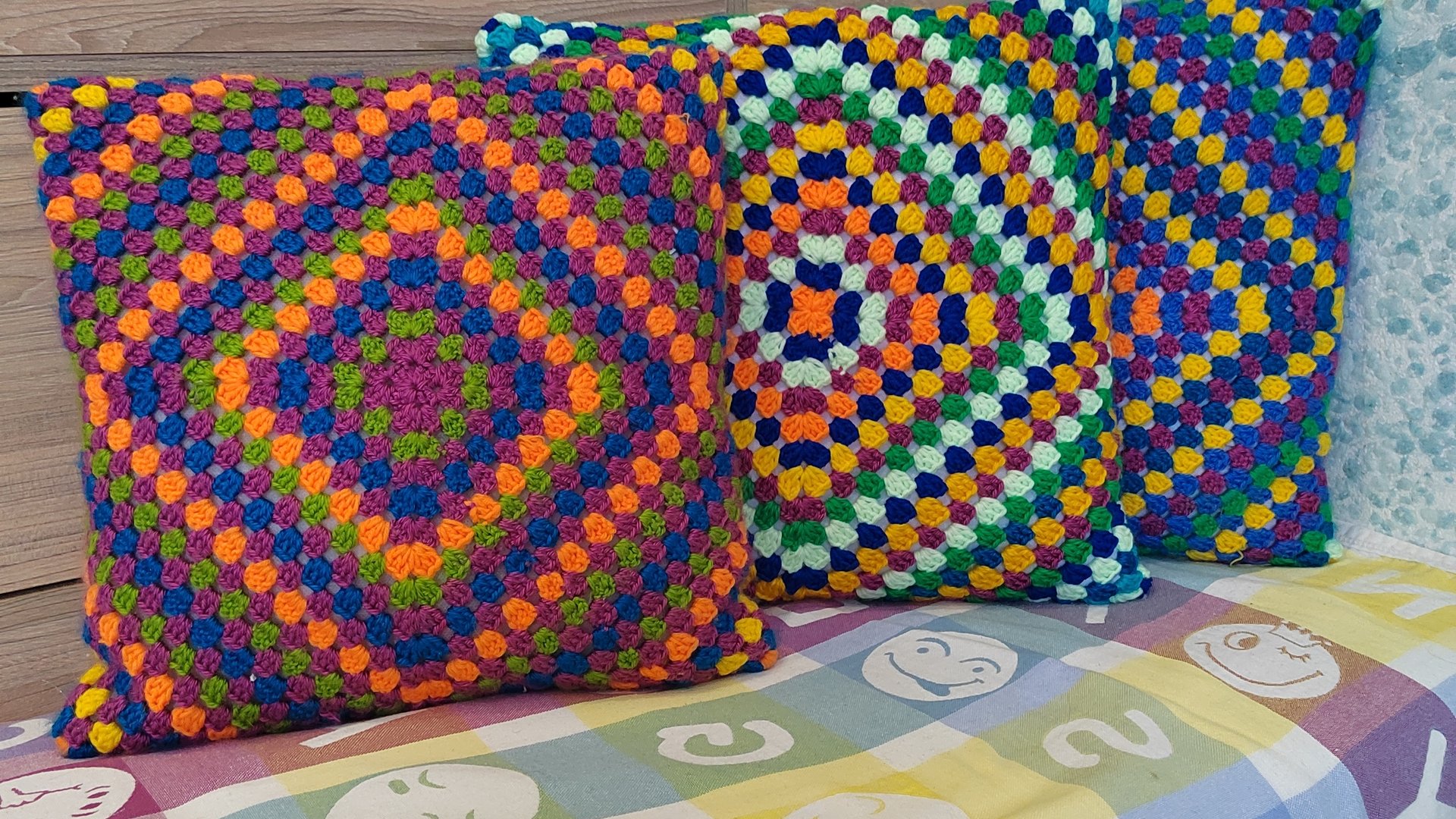 Чехол на подушку крючком 👌 Оригинальный вариант сборки✅ смотреть онлайн