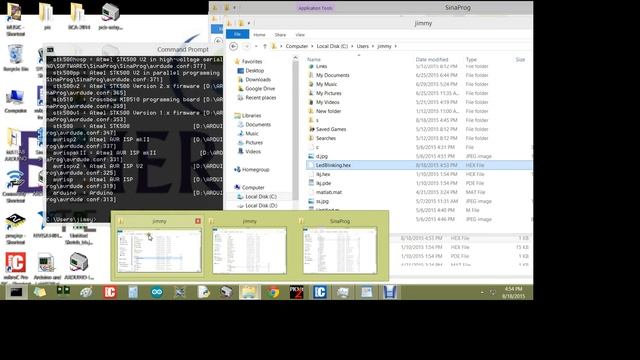 how to compile avr in mikroc and uploading program using avrdude in windows смотреть онлайн