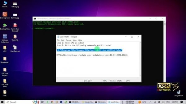 How to Remove Get Genuine Office Notification on Microsoft Office by using CMD