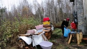 Первый снежок.