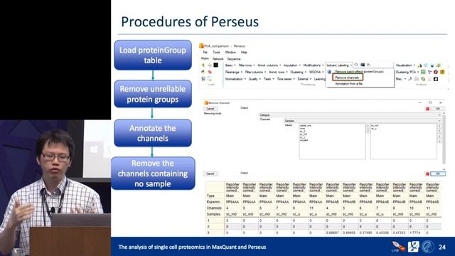 The analysis of single-cell proteomics in MaxQuant and Perseus | Sung-Huan Yu | SCP2019 смотреть онлайн
