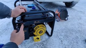 Генератор HUTER DY4000LA. Первый запуск. Инструмент экспресс