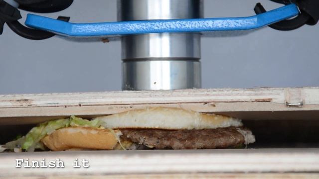 Big Mac vs Hydraulic Press смотреть онлайн
