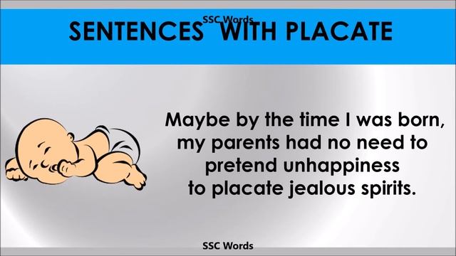 Placate - Improve English - Meaning and 5 sentences - GRE / CAT / GMAT word - SSC Words смотреть онлайн