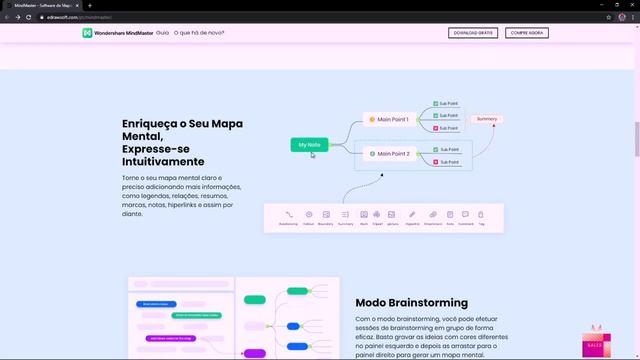Como Criar Fluxogramas Facilmente com MindMaster da Wondershare! смотреть онлайн
