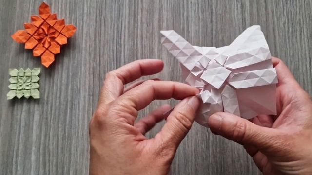 How To Fold A HYDRANGEA AND CLOVER Tessellation | DIY | Origami | Papercraft | Shuzo Fujimoto смотреть онлайн