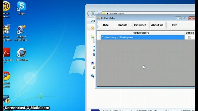 Folder Hider смотреть онлайн