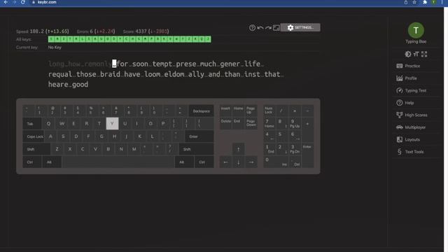 My Touch Typing Progression Journey | Road to 120 WPM | Day 4 Practice Session смотреть онлайн