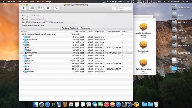 How to extract mach_kernel from OS X Maverick installer.app using Pacifist смотреть онлайн
