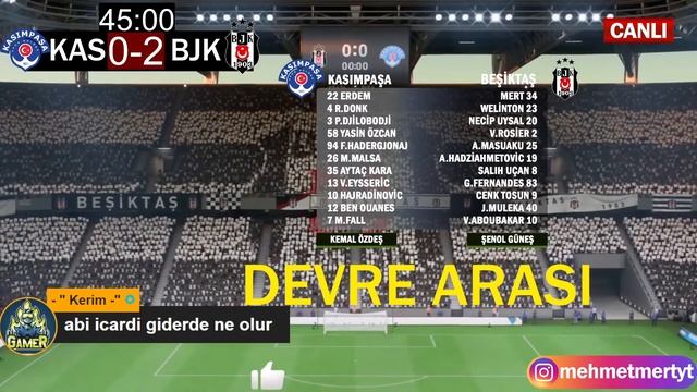 BEŞİKTAŞ KASIMPAŞA MAÇI CANLI İZLE