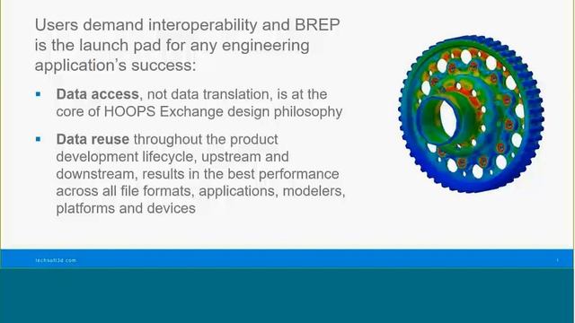 Siemens Parasolid & HOOPS Exchange Webinar - November 2017