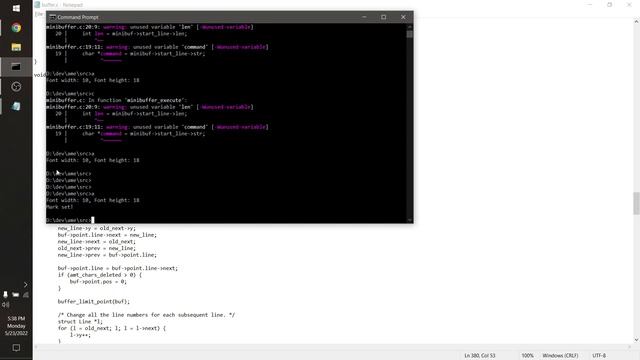 Coding A Text Editor In Notepad and C From Scratch (4/23) смотреть онлайн