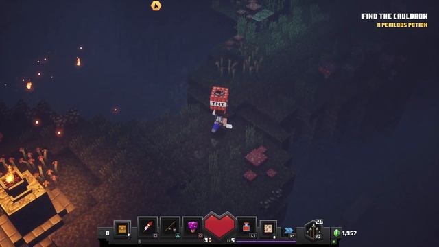 Minecraft Dungeons soggy swamp смотреть онлайн