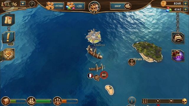 Defend The Fortress - Ships Of Battle Age Of Pirates Level 96 To 97 - Lazy Gaming Life #ship #pirat смотреть онлайн