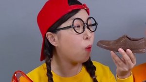 Сладкая вата Большая еда Мукбанг ДОНА DONA