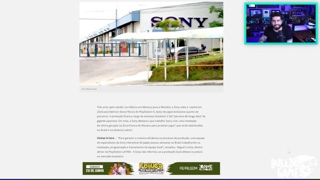 ÓTIMAS NOTÍCIAS PARA TODOS DO PLAYSTATION! NOVA FABRICA DA PLAYSTATION Com FIM Dos IMPOSTOS Nos GAM смотреть онлайн