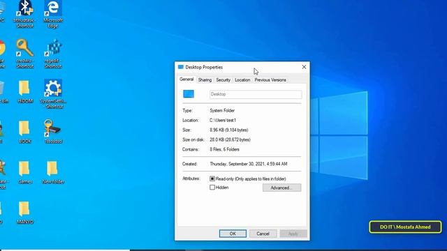 How to Move Your Desktop Folder Location in Windows 10 смотреть онлайн