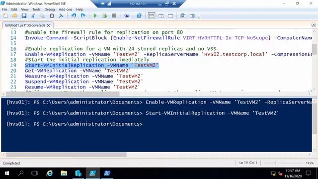 Configure Hyper-V Replica with Powershell on Windows Server 2016 смотреть онлайн