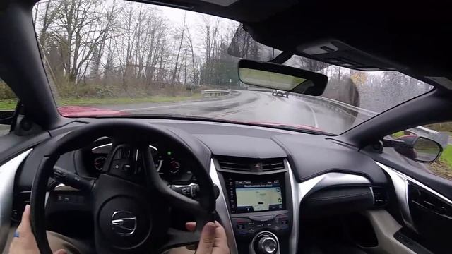 2017 Acura NSX - POV City Drive (Rain) смотреть онлайн