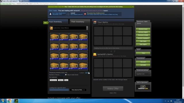 Steam Inventory Helper - Trading a large # of items смотреть онлайн