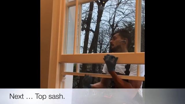 How to clean sash windows from inside - Carlos Window Cleaning смотреть онлайн