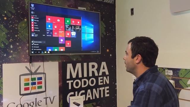 Mini Pc Intel Stick Windows 10 2gb Hdmi Bluetooth + Android AYKIKE смотреть онлайн