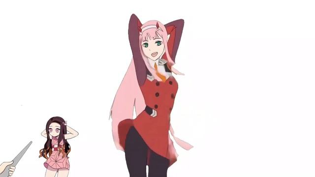 Nezuko zero two dodging meme | TALLER REMIX смотреть онлайн