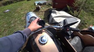 Установка Мото термометра МТ-50 на мотоцикл урал))) ИМЗ))) Мототермометр)) Урал))оппозит)))