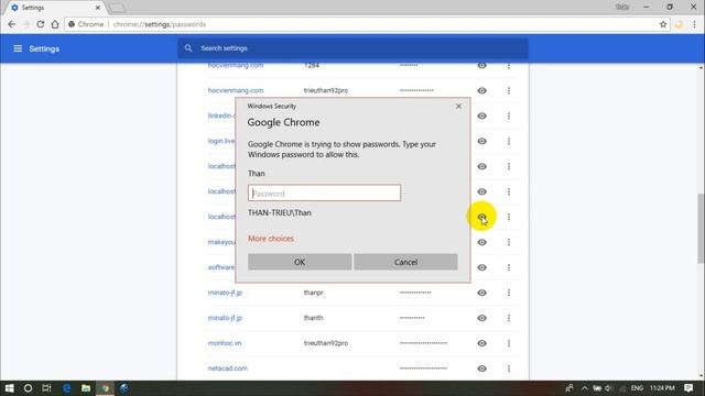 Thủ thuật windows 15: Quản lý mật khẩu trong trình duyệt Chrome смотреть онлайн