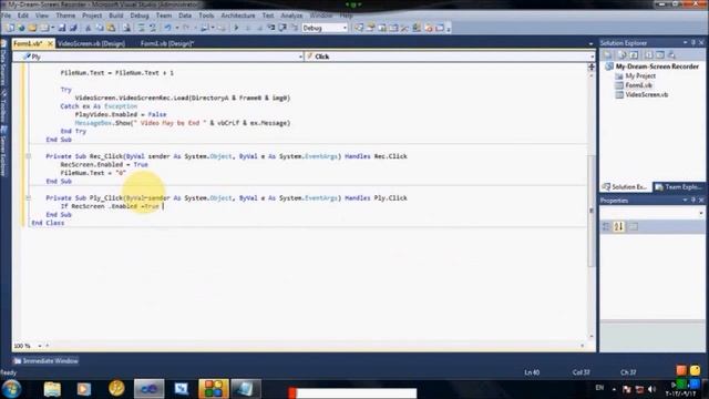 How To Make Screen Recorder Using Visual Basic 2010Michael Anwar смотреть онлайн
