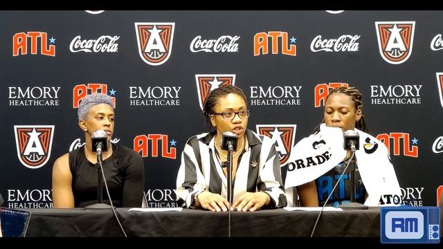 Tanisha Wright/Rhyne Howard/Danielle Robinson postgame: Atlanta Dream lose to NY Liberty 110-80 смотреть онлайн