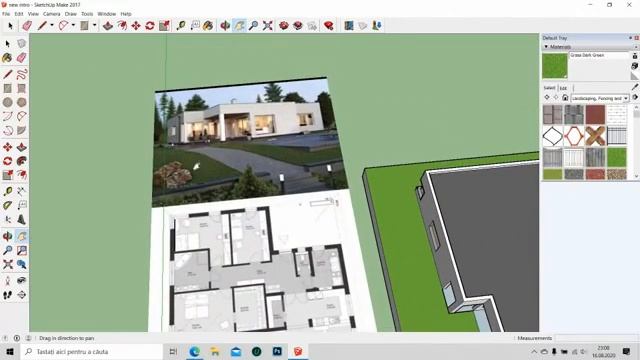TUTORIAL in ROMANA, CASA MODERNISTA in SKETCHUP смотреть онлайн