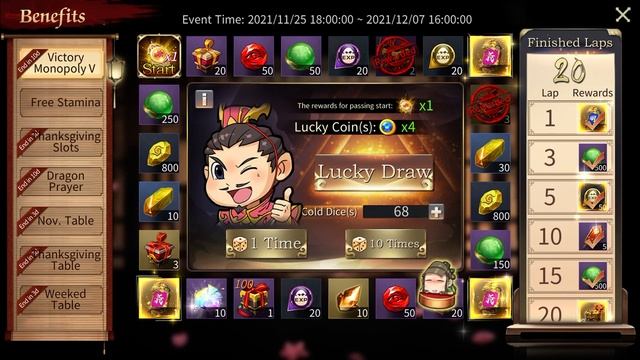 Three kingdoms Epic War Monopoly Dice draw 27 november смотреть онлайн