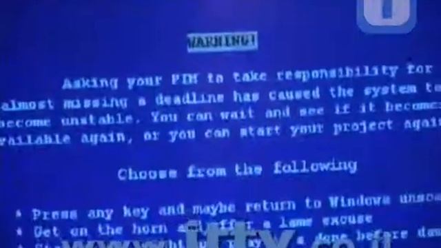 ITTV פרומו מה לא לעשות במקרה של מסך כחול ? смотреть онлайн
