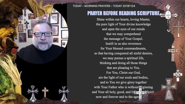 Saturday Morning Prayer with Father Wade 20181124 смотреть онлайн