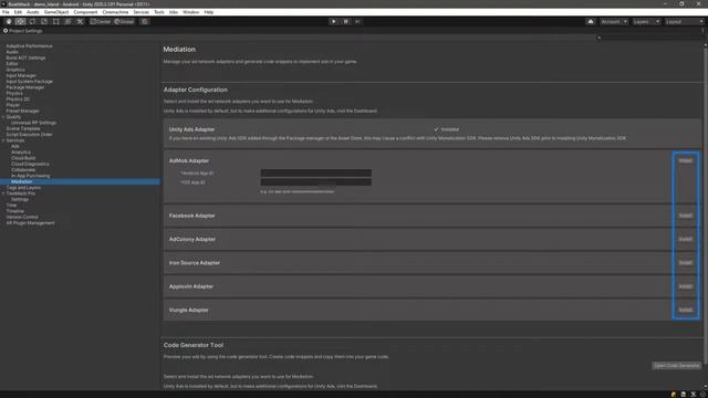 Step 1 Install the Unity Mediation SDK Unity смотреть онлайн